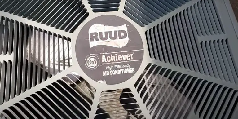 Ruud air conditioner reset button