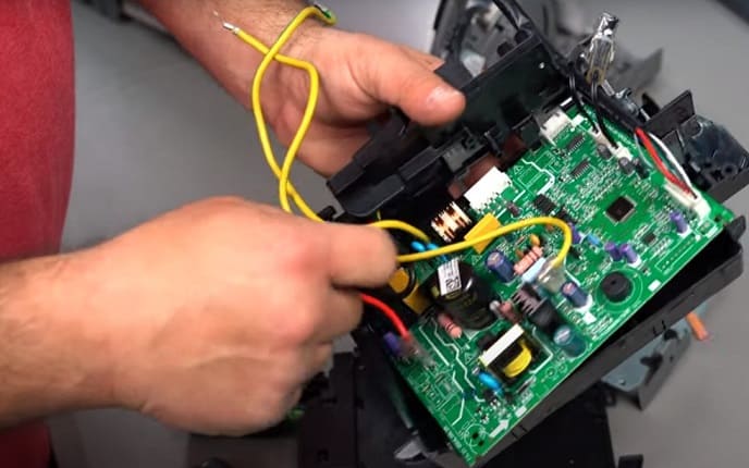 how to bypass a window ac control board