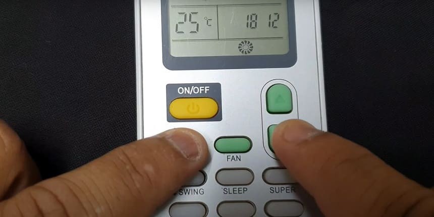 how to operate hisense air conditioner remote