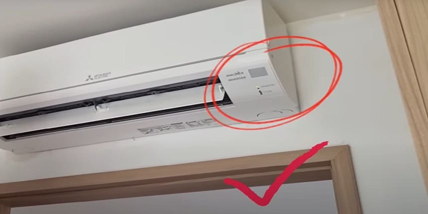 mitsubishi air conditioner blinking green light 5 times