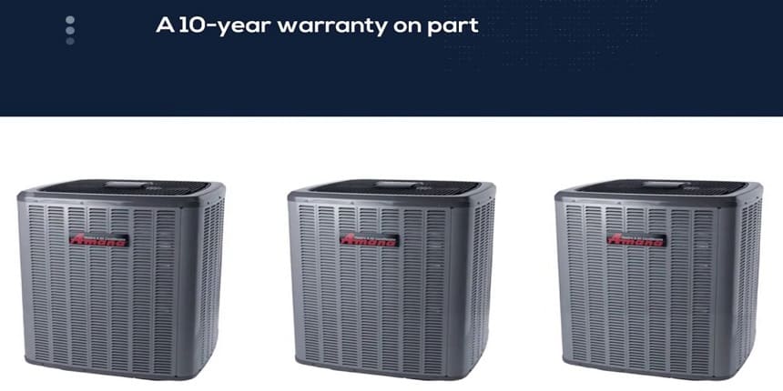 amana air conditioner warranty