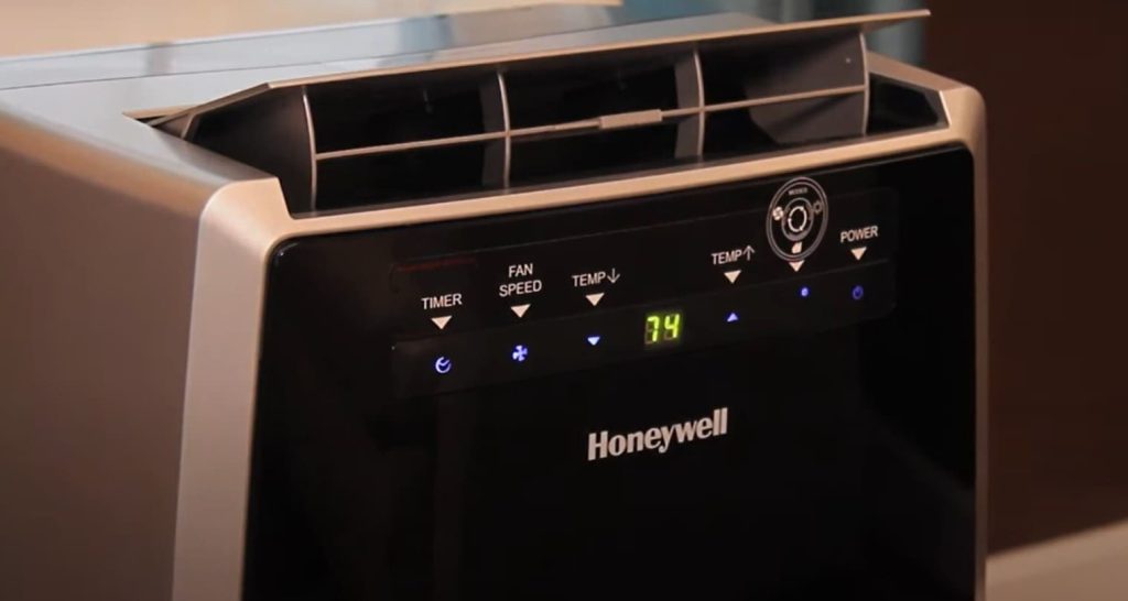 honeywell portable air conditioner symbols