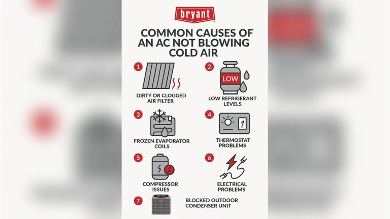 Ac Blowing Cold Air But Thermostat Not Going down