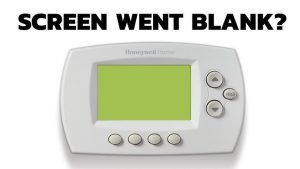 Honeywell Thermostat Screen Blank But Ac Works